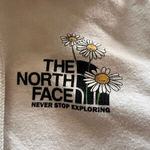 The North Face White Hoodie Sweatshirt